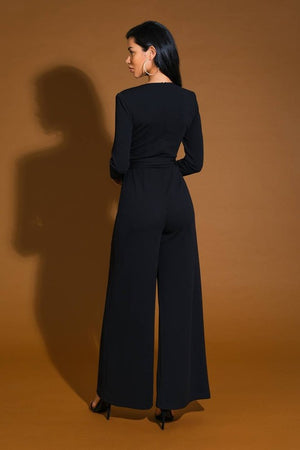 Midnight Mama Long Sleeve Stretchy Jumpsuit