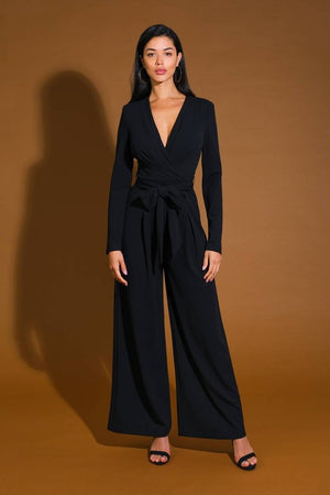 Midnight Mama Long Sleeve Stretchy Jumpsuit