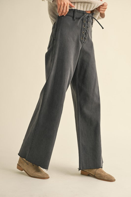 So Many Laces to go Stretchy Denim Jeans