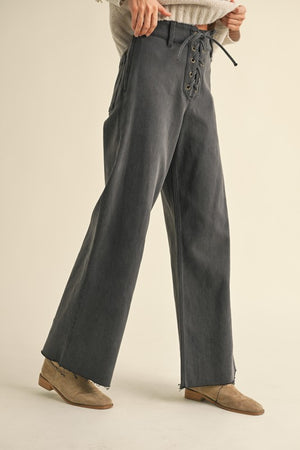 So Many Laces to go Stretchy Denim Jeans