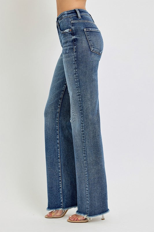 Trina Tummy Control Mid Rise Long Jeans