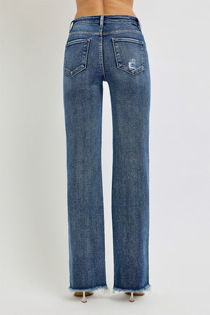 Trina Tummy Control Mid Rise Long Jeans