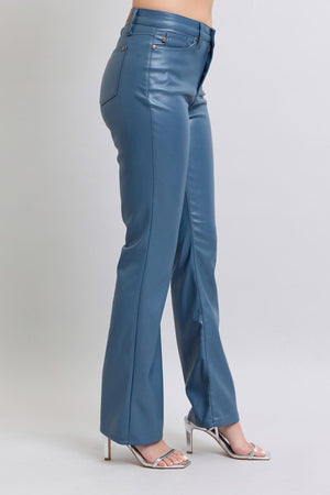 Talia Tummy Control Leather Pants in 2 colors!