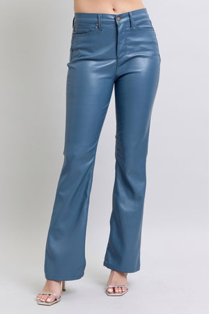 Talia Tummy Control Leather Pants in 2 colors!