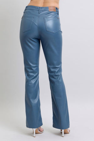 Talia Tummy Control Leather Pants in 2 colors!