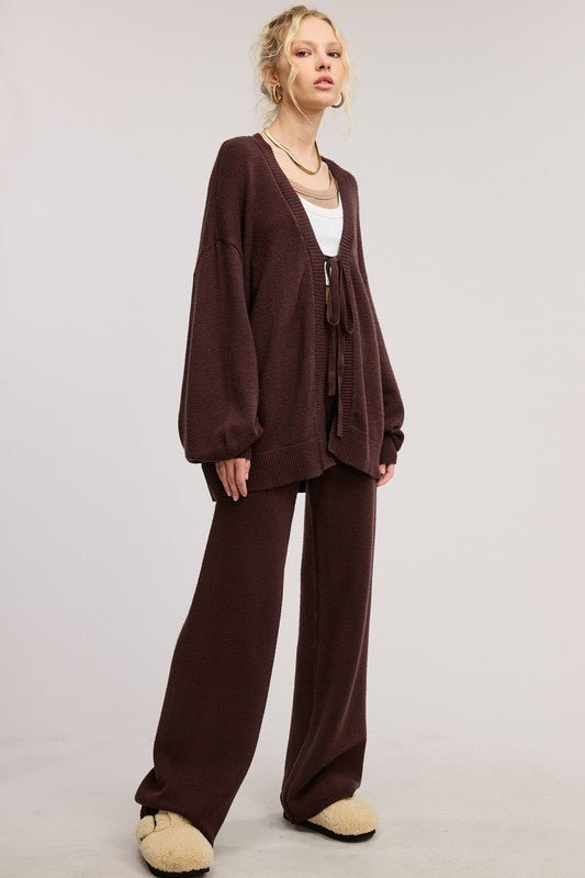 Crystal Cozy Cardigan and Pant SET (sold as a set)