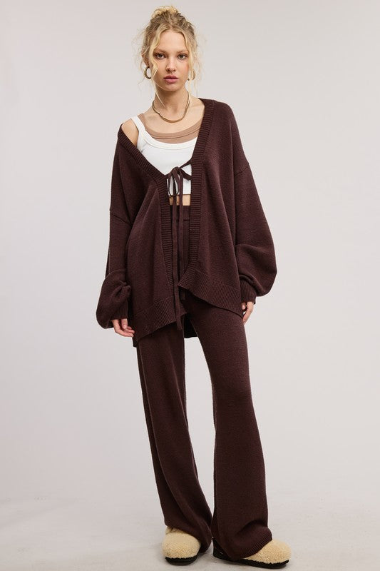 Crystal Cozy Cardigan and Pant SET (sold as a set)