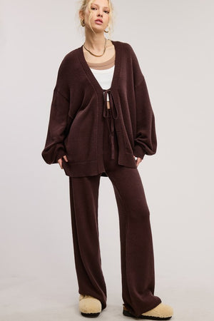 Crystal Cozy Cardigan and Pant SET (sold as a set)