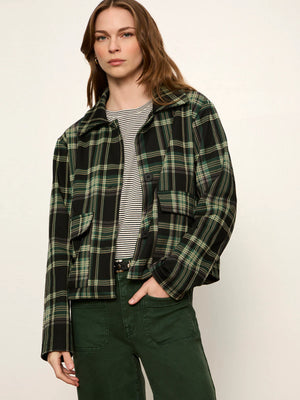 Avid Evergreen Plaid Jacket