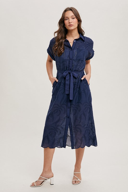 Brandi Boho Eyelet Dress