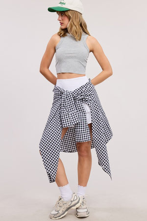 Georgia Gingham button down top (2 colors)