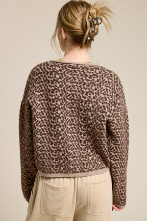 Chandler Cheetah Print Cardigan (ReSTOCK)