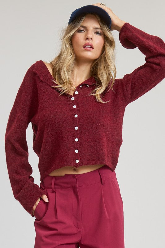 Nana's Button Down Cardigan (5 colors)