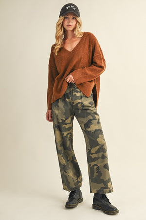 Cally Camo Drawstring Pants