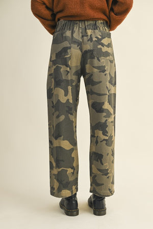 Cally Camo Drawstring Pants