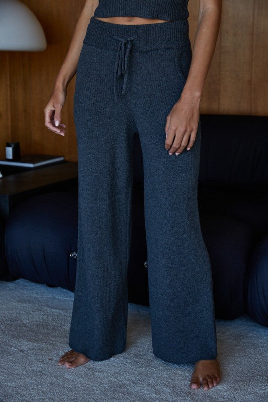 StayCation Ribbed Cardigan and Pants (PRE-ORDER)-Sold Separately