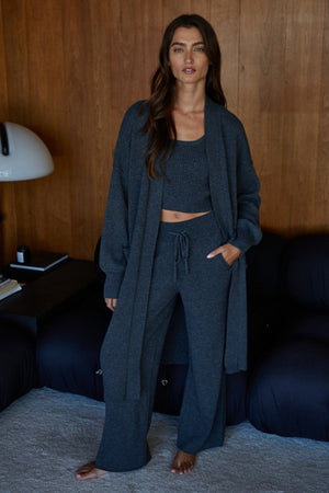 StayCation Ribbed Cardigan and Pants (PRE-ORDER)-Sold Separately