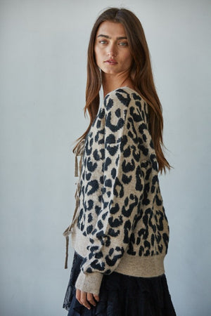 Feline LE Femme Chic Tie Front Cardigan (PRE-ORDER)