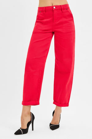 Ruthie Red Denim Pants