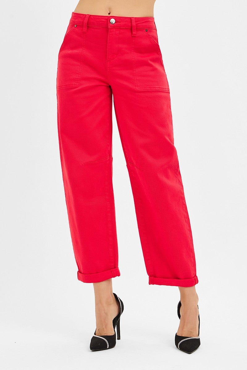Ruthie Red Denim Pants