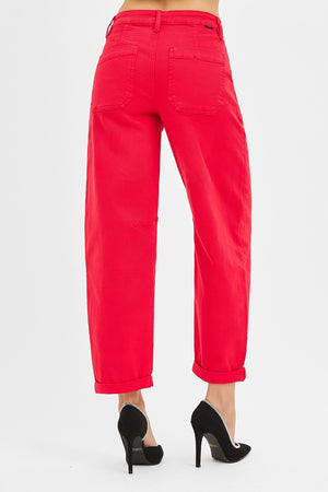 Ruthie Red Denim Pants