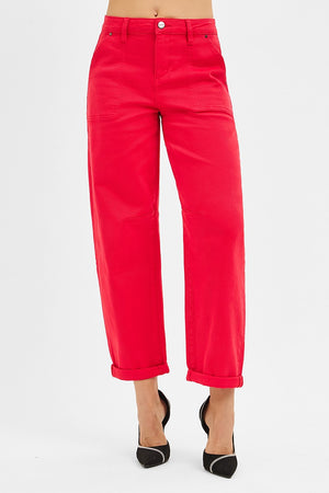Ruthie Red Denim Pants
