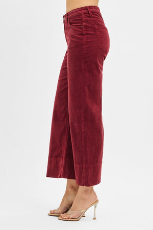 Catherine Corduroy high rise cropped pants