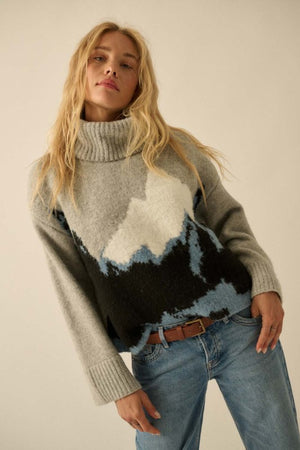 Mallory Mountains Turtleneck Sweater