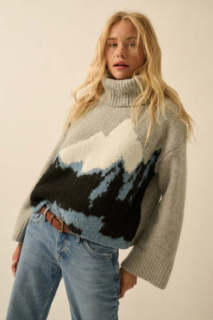 Mallory Mountains Turtleneck Sweater