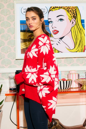 Starling Snowflake Soft Cardigan