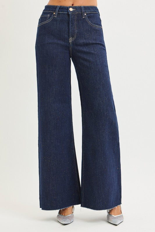 Debbie Dark Denim Jeans-Tummy Controlled