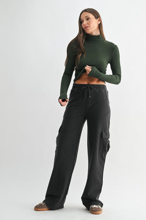 Mary Microribbed Long Sleeve Turtleneck (5 colors)
