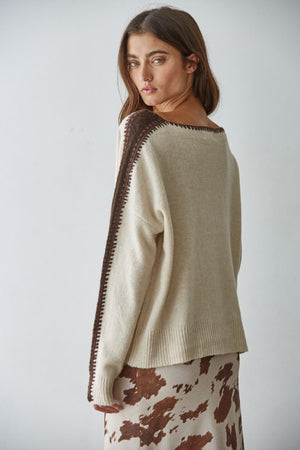 Stowe Stitched up Pullover