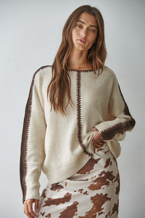 Stowe Stitched up Pullover