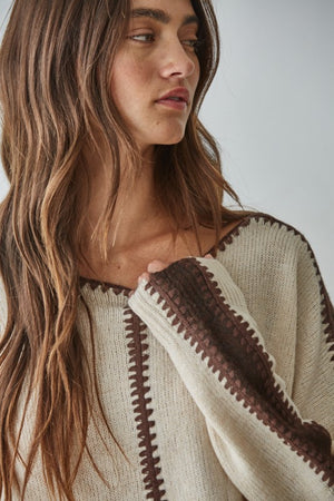 Stowe Stitched up Pullover