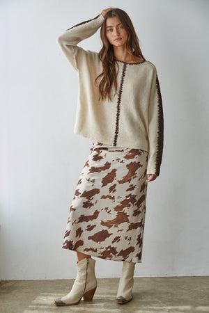 Stowe Stitched up Pullover