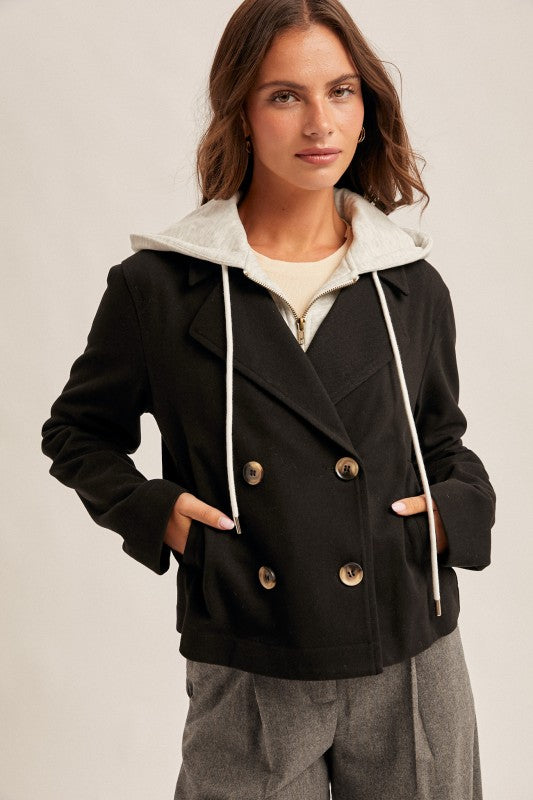 Tamara Two-Fer Dboule Breasted Blazer-stretchy! (2 colors)