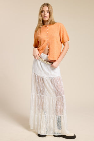 Nana's Baby short sleeve Cardigan BEST SELLER (in stock and pre-orders)-5 colors