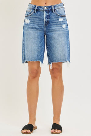 Bermuda Baby Denim Tummy Control short with stretch