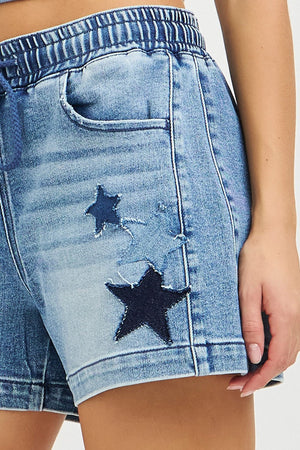 Sloanie Stretchy Denim Shorts