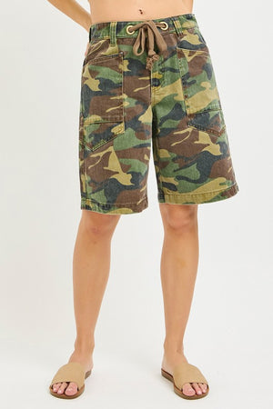 Kelly Camo Bermuda Jorts