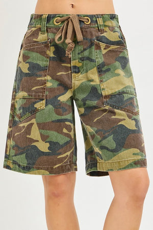 Kelly Camo Bermuda Jorts