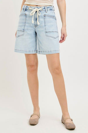 Sandra Slouchy Denim Drawstring short