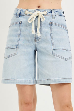 Sandra Slouchy Denim Drawstring short