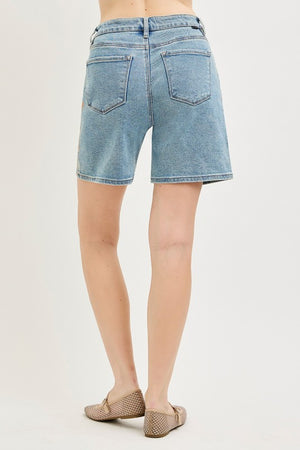 Santha Slouchy Floral Stretchy Shorts