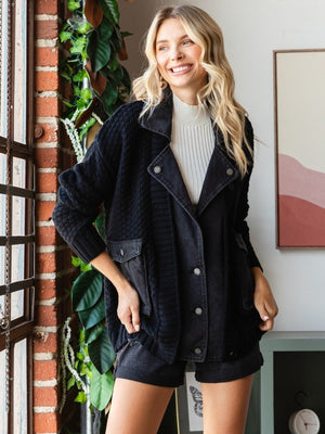 Demi the Denim Cardigan with pockets