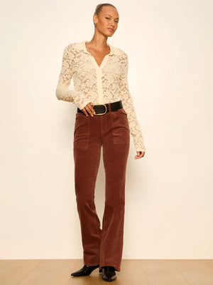 Dreamer Lace Button Down Shirt
