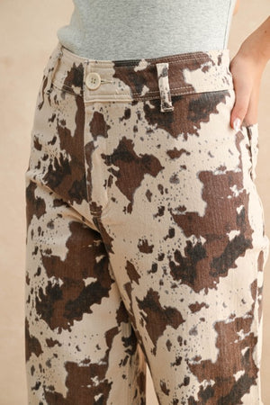 Join the Hurd Cow Print Jeans
