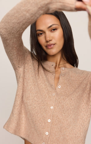Medina Open Knit Cardigan By Z Supply