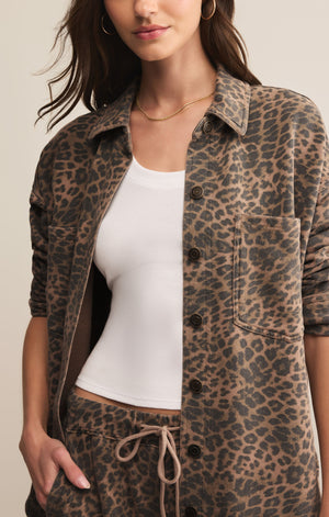 BEST SELLING All Day Leopard Jacket (RESTOCK) By Z SUPPLY